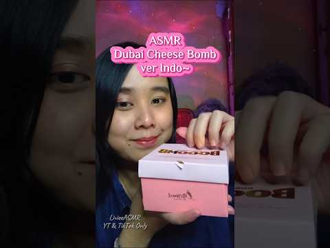 ASMR Dubai Cheese Bomb 😍 Have you try this? 😚 #asmr #mukbang #eating #chocolate #food #livieeasmr