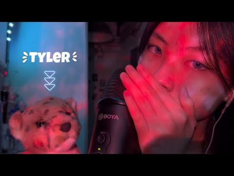 ASMR with me&Tyler 😸| Mouth Sounds,Mic Rubbing