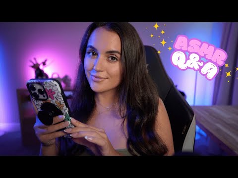 ASMR Q&A Answering YOUR Questions ✨