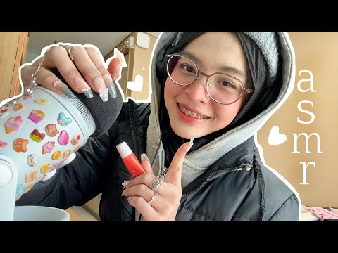 ASMR IN MALAY🇲🇾| bestie does your makeup in class while gossiping 🤫💋💄(roleplay)