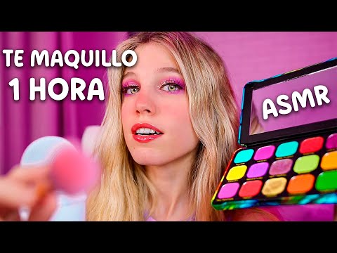 ASMR 1 HORA MAQUILLANDOTE 💄 ROLEPLAY EN ESPAÑOL TE MAQUILLO HASTA QUE TE DUERMAS ✨