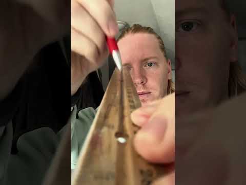 ASMR Ruler Eye Exam #asmr