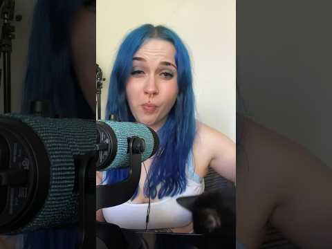 Olly says hi 🐈‍⬛ #asmr #eatingsounds #shorts #asmreating