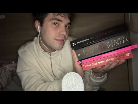 ASMR Te RECOMIENDO LIBROS hasta DORMIRTE