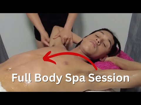 [ASMR] Deep Tissue Full Body Massage | Relaxing Spa Technique | No Talking