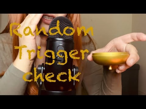 8 Minutes of Tingly ASMR | Random Trigger Check for Ultimate Relaxation ✨