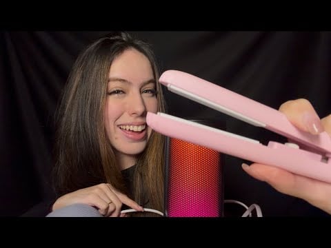 ASMR- FAZENDO CHAPINHA NO SEU CABELO+ ESCOVA+ PERFUME (ASMR para mulheres) 