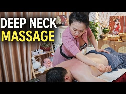 ASMR 🇻🇳 Deep Neck & Shoulder Massage | Strong Relaxing Therapy (No Talking)