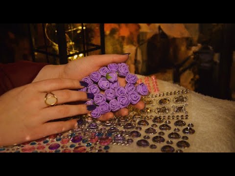 [ASMR] 💎 Satisfying Rhinestone Tapping, Scratching & Tracing 💎