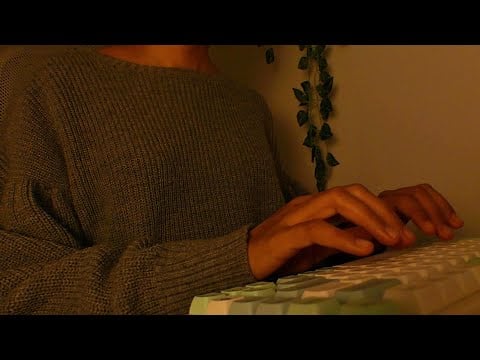 ASMR creamy keyboard typing 💕👩‍💻