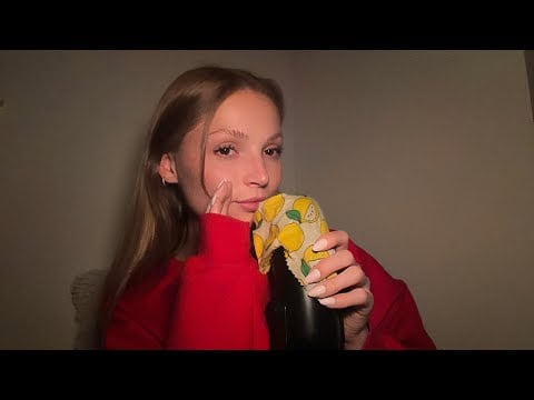 ASMR Beeswax Wrap on the Mic (SO satisfying) 