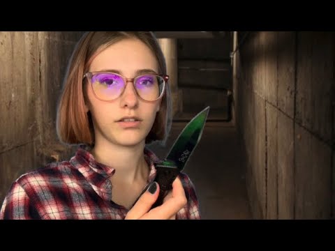 ASMR// Serial Killer Sharpens Knives// Tapping+ Sharpening//Halloween Series//