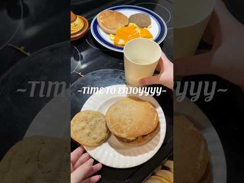 Have An Early Morning Breakfast With Me😋 #asmr #breakfast #cooking