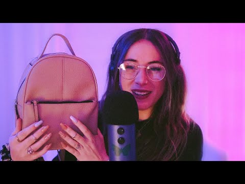 ASMR hablando Español🇪🇸 Tapping & scratching bags