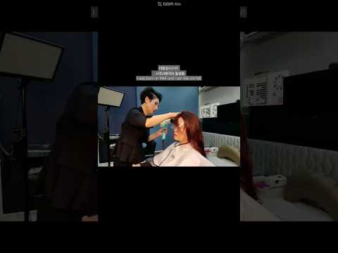 미용실ASMR #뿌리염색 흰머리도 먹으면서 밝게~Hair salon ASMR #Root dye while eating gray hair