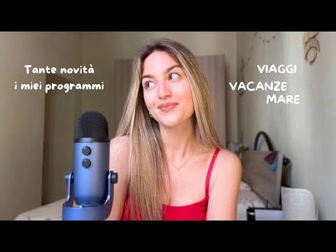 COSA FARÒ QUESTA ESTATE ?🏖️ to do list (asmr ita)