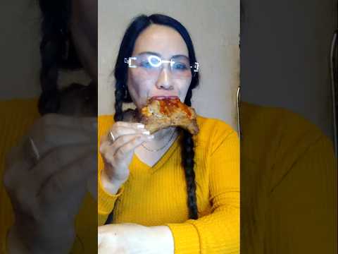 PORKCHOP WITH SWEET CHILI SAUCE #mukbang #everyone #shortsfeed #meat