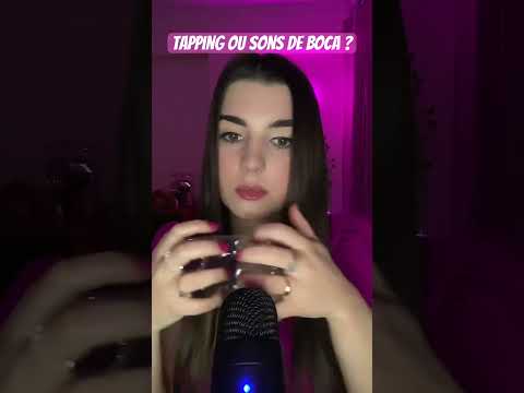 Qual é que escolhes?? 🩷 #asmr #tapping #sonsdeboca #asmr #asmrsounds
