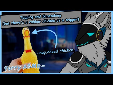 [Furry ASMR] eepy protogen tapping and scratching~