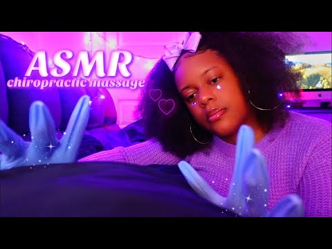 ASMR | Chiropractic Massage & Adjustments ♡ (POV Full Body Massage w/ Cracks)