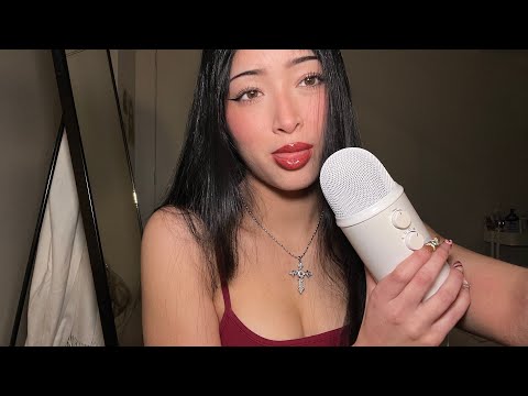 ASMR CLOSE WHISPER RAMBLE HOLDING THE MIC