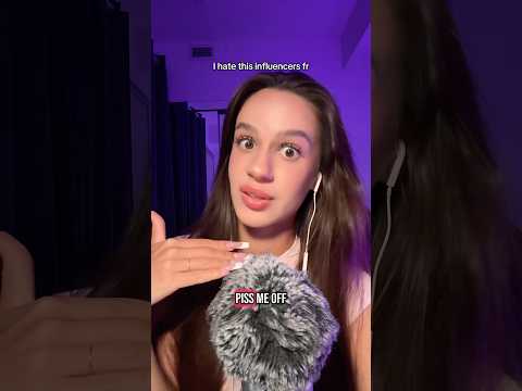 I hate this ASMR influencers fr #asmr #asmrvideo #asmrsounds #sleep #tingles