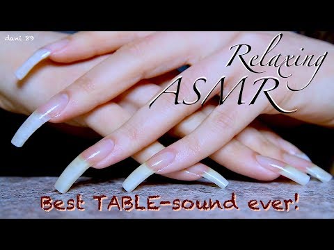 (part 1 of..The END..) ✦ ASMR 🎧 SHORT & INTENSE sounds on TABLE with my Long NATURAL nails ✶