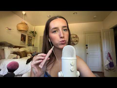 ASMR makeup routine