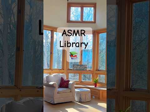 ASMR 📚 library at the lake house