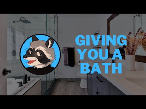 [Furry ASMR] Luxury Bath (Water, Sponge Scrubbing, Towel Drying...)