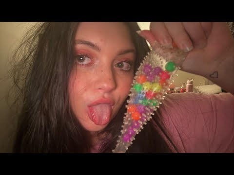 giving you a massage/stress ball ASMR/mega tingles!!!!