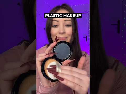Maquillage en plastique 😱 #asmr