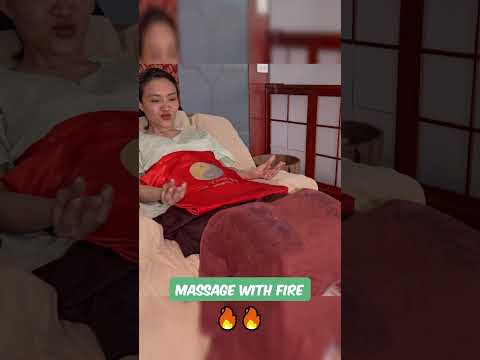 FOOT MASSAGE with FIRE #thaimassage #footmassage #lalekASMR #footreflexology