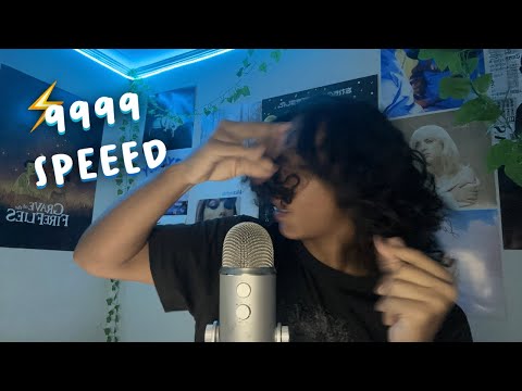 ASMR FAST MOUTH SOUNDS WITH NO PLAN FOR SLEEP NOW! 😴❤️