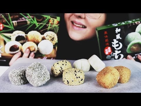 ASMR ÄTER MOCHI (TACK FÖR 16 000 prenumeranter!!)