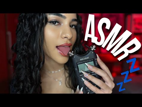 ASMR SONS DE BOCA E BEIJINHOS NO TASCAM DR-40x 💋💦