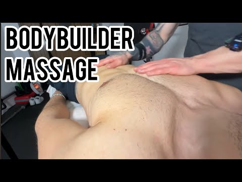 Professional Chest Massage for Bodybuilder | Ultimate Relaxation & Recovery