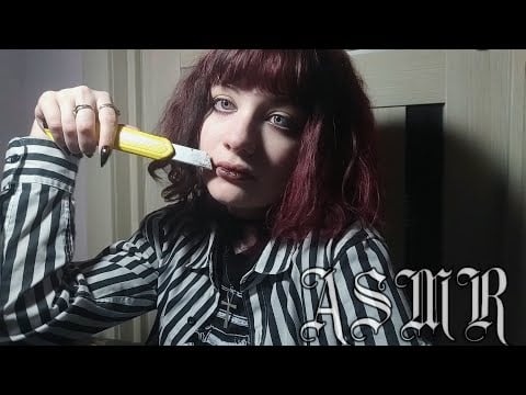 2) АСМР переделаю тебе личико☺️🩸 | TW!! | странное свидание/ creepy dating 🫀