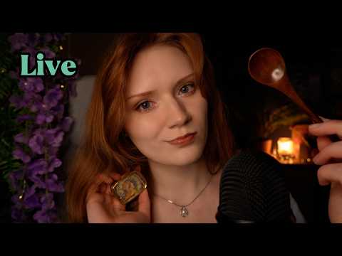 ASMR Spit painting,Coconut Rain,Jellyfish,Wooden Makeup,Thunderstorm Fibre lamp,Mouth sounds😴