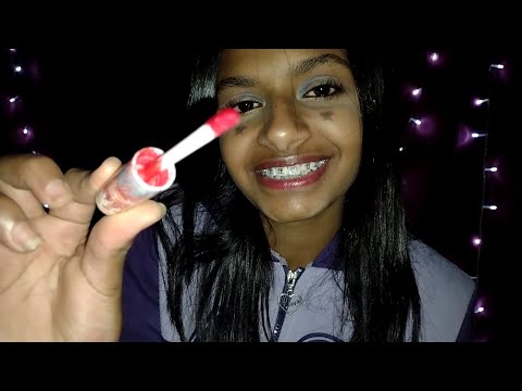 ASMR - EU VOU TE MAQUIAR ATÉ VOCÊ DORMIR#asmr