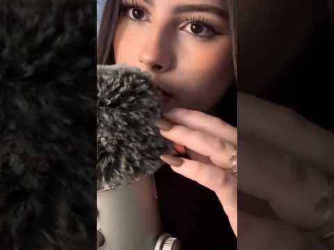 Mic Scratching & Inaudible Whispering 🤎 #asmr #sleep #whispering #tingles