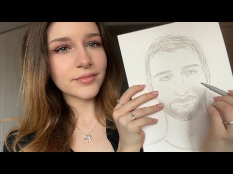 ASMR drawing you with markers ✏️ softspoken