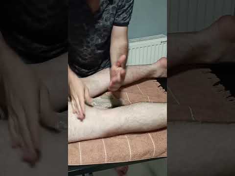 THE MOST RELAXING TECHNIQUES FOR THE BACK OF THE LEGS #satisfying #relaxing #asmr #shorts #massage