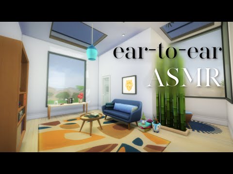 Super Relaxing Ear-to-Ear Whispering 😪 | Interior Design Sims 4 ASMR