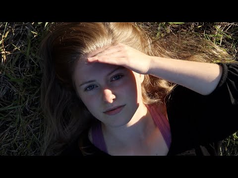 softly singing "blue skies" in a field // ASMR Outside