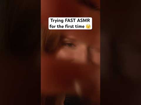 Full ASMR 👆🏻Trying FAST ASMR for the first time 🫣