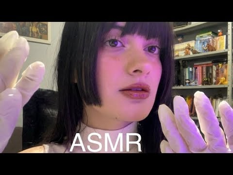 ASMR - ATENÇÃO PESSOAL | FAZENDO CARINHO EM VOCÊ E SONS DE LUVA 🧤💗
