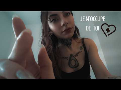 ASMR | JE TE RENDS VISITE ET JE PRENDS SOIN DE TOI CAR TU ES MALADE | ATTENTION PERSONNELLE