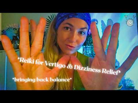 ASMR Reiki for Vertigo & Dizziness 💎✨ Crystal Healing for Balance, Grounding & Deep Relaxation