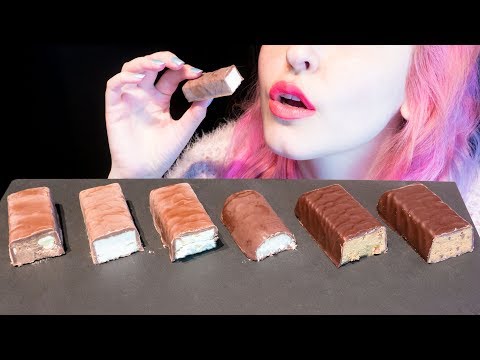 ASMR: The Ultimate Chocolate Bar Taste Test | Cookie Dough🍫Coconut🍫Crisp ~ Relaxing [No Talking|V] 😻